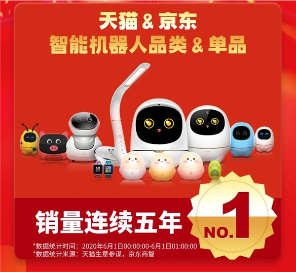 阿尔法蛋系列618首日夺冠,领跑智能机器人行业